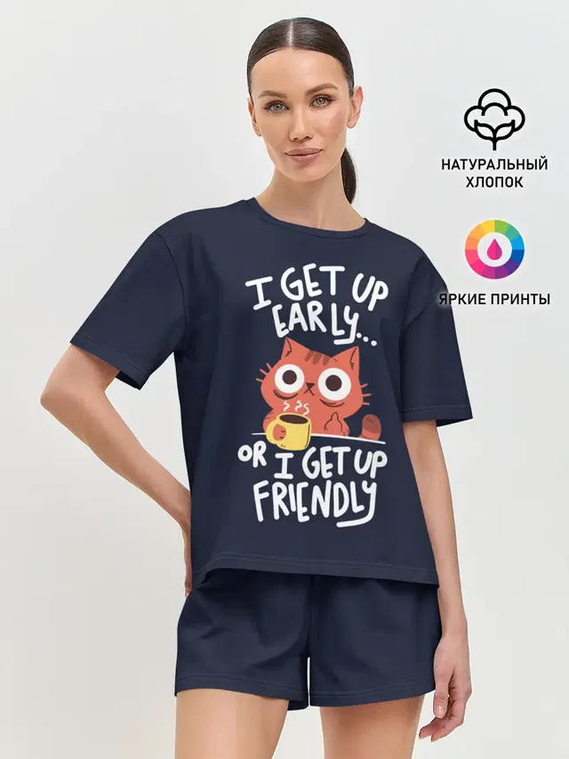Женская пижама с шортами