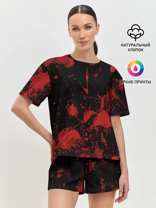Женская пижама с шортами