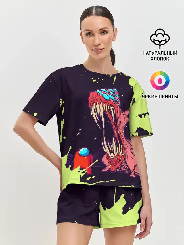Женская пижама с шортами