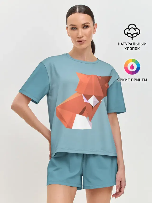 Женская пижама с шортами