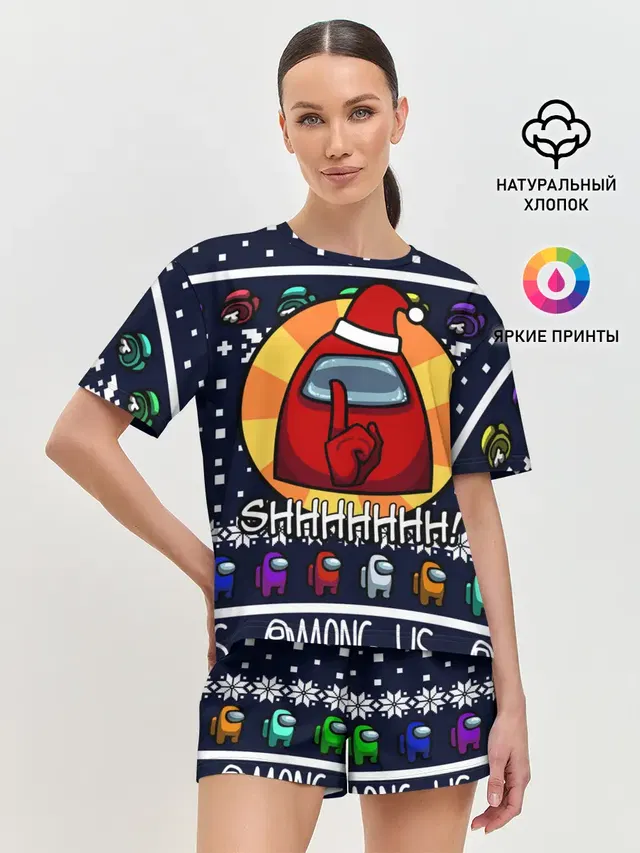 Женская пижама с шортами