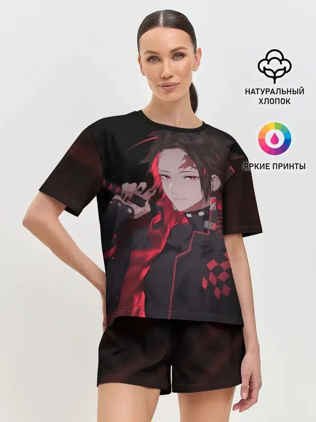 Женская пижама с шортами