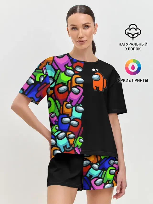 Женская пижама с шортами