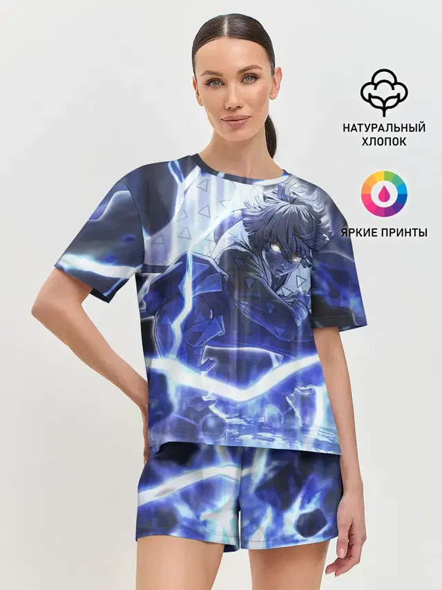 Женская пижама с шортами