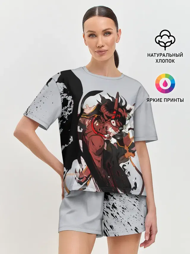 Женская пижама с шортами
