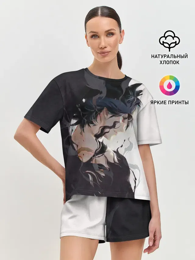 Женская пижама с шортами