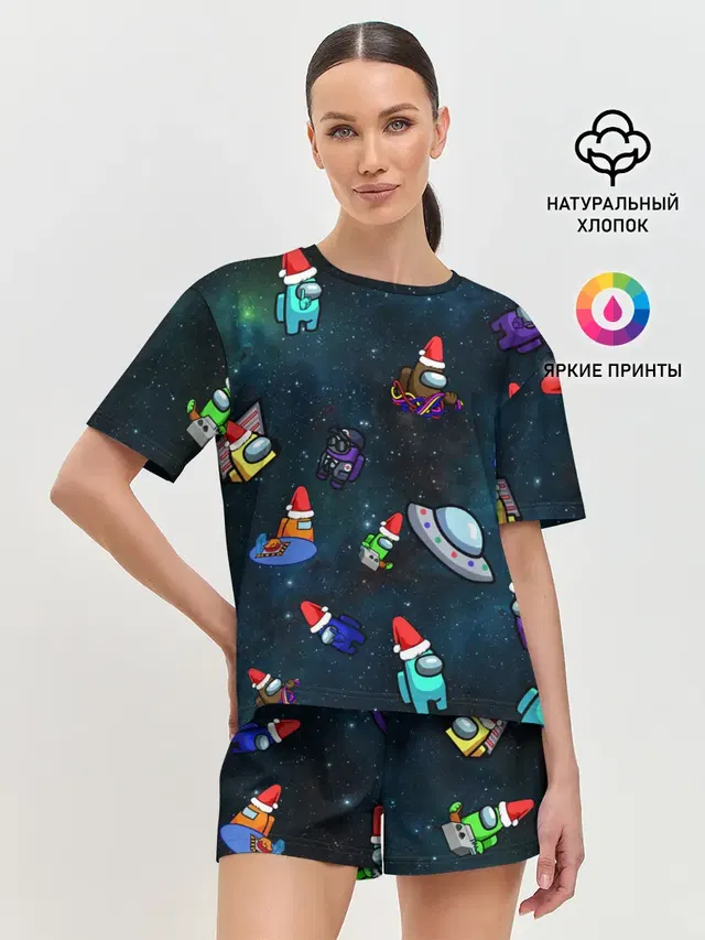 Женская пижама с шортами