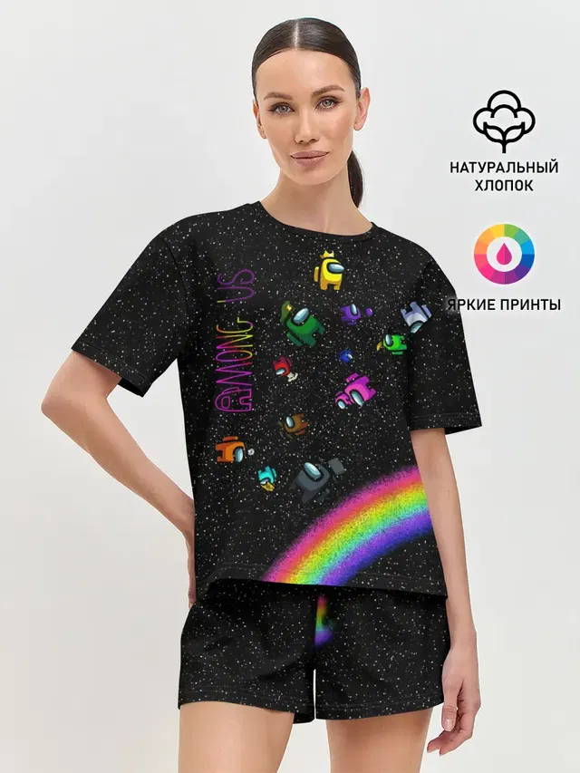 Женская пижама с шортами