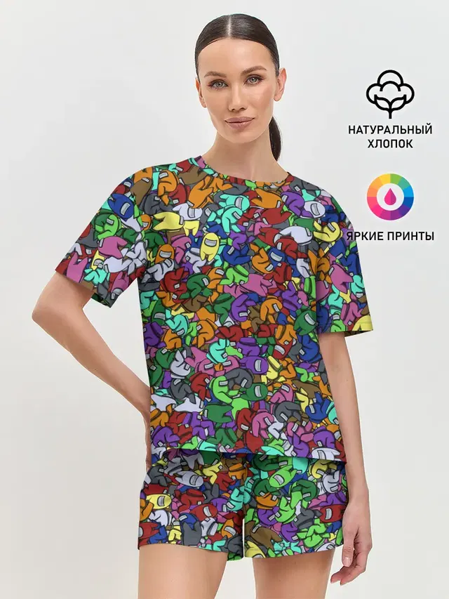 Женская пижама с шортами