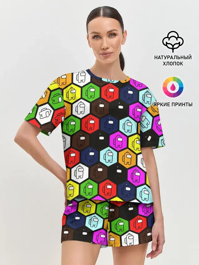 Женская пижама с шортами