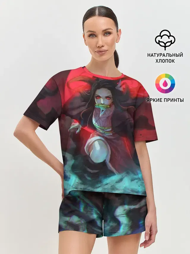 Женская пижама с шортами