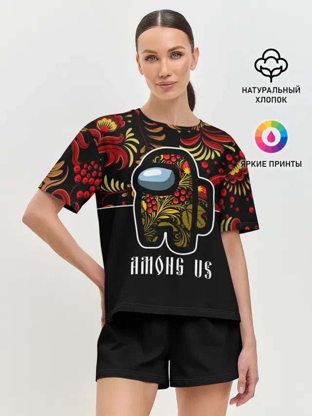 Женская пижама с шортами
