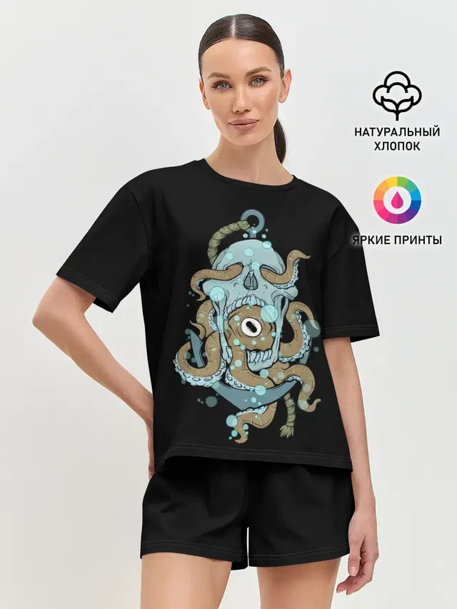 Женская пижама с шортами