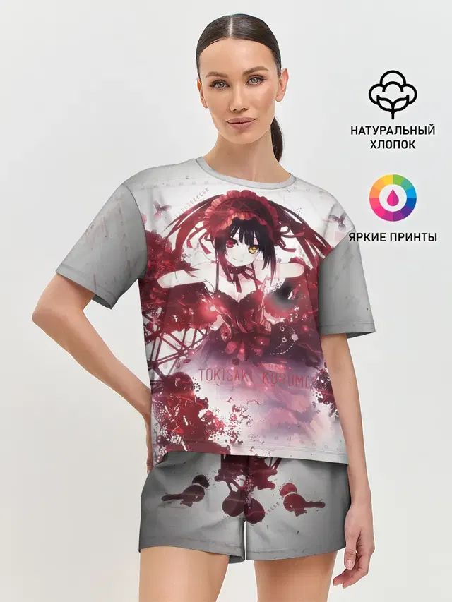 Женская пижама с шортами