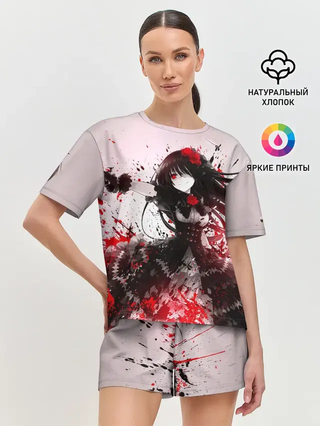 Женская пижама с шортами