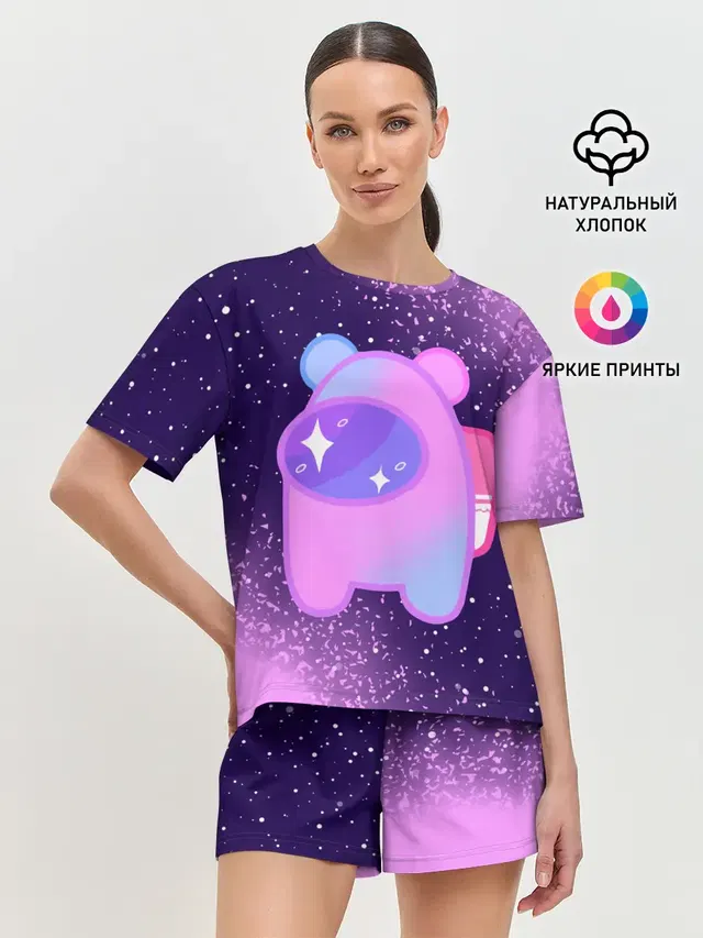 Женская пижама с шортами