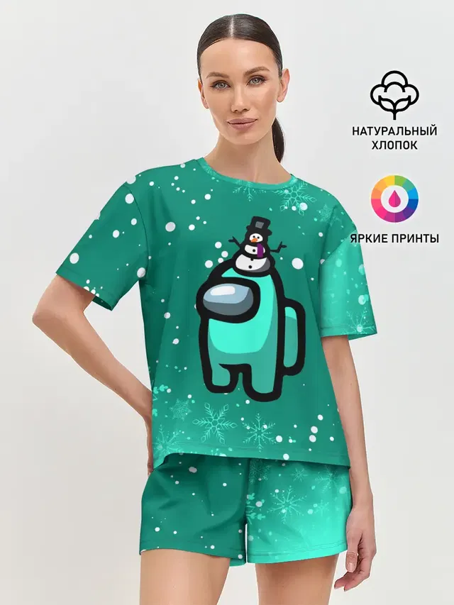 Женская пижама с шортами