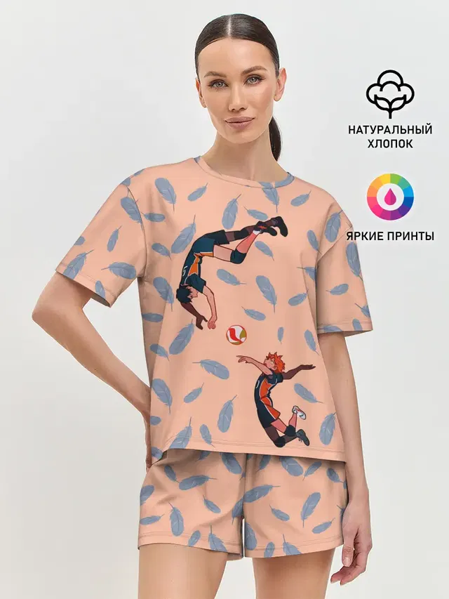 Женская пижама с шортами
