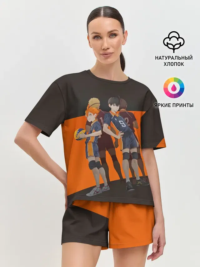 Женская пижама с шортами