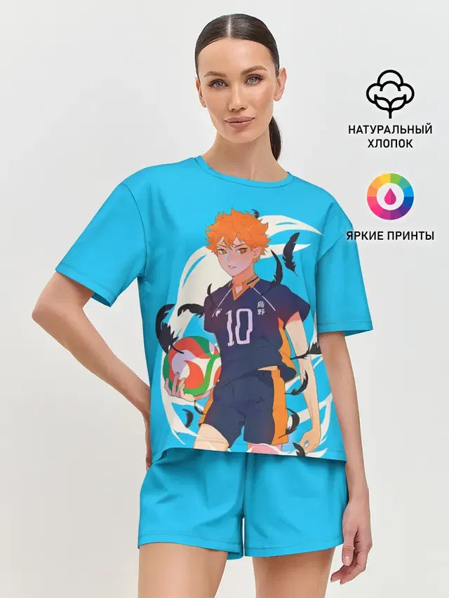 Женская пижама с шортами