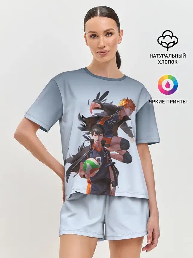 Женская пижама с шортами