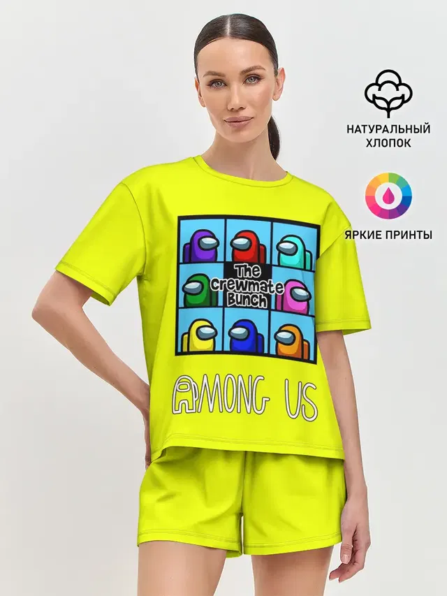 Женская пижама с шортами