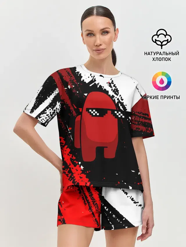 Женская пижама с шортами