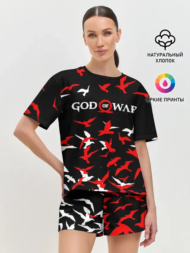 Женская пижама с шортами