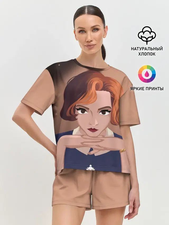 Женская пижама с шортами