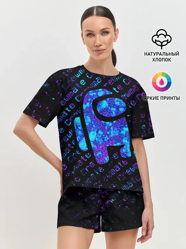 Женская пижама с шортами