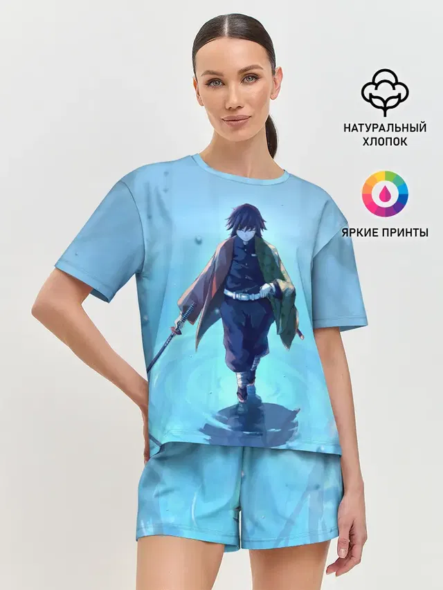Женская пижама с шортами