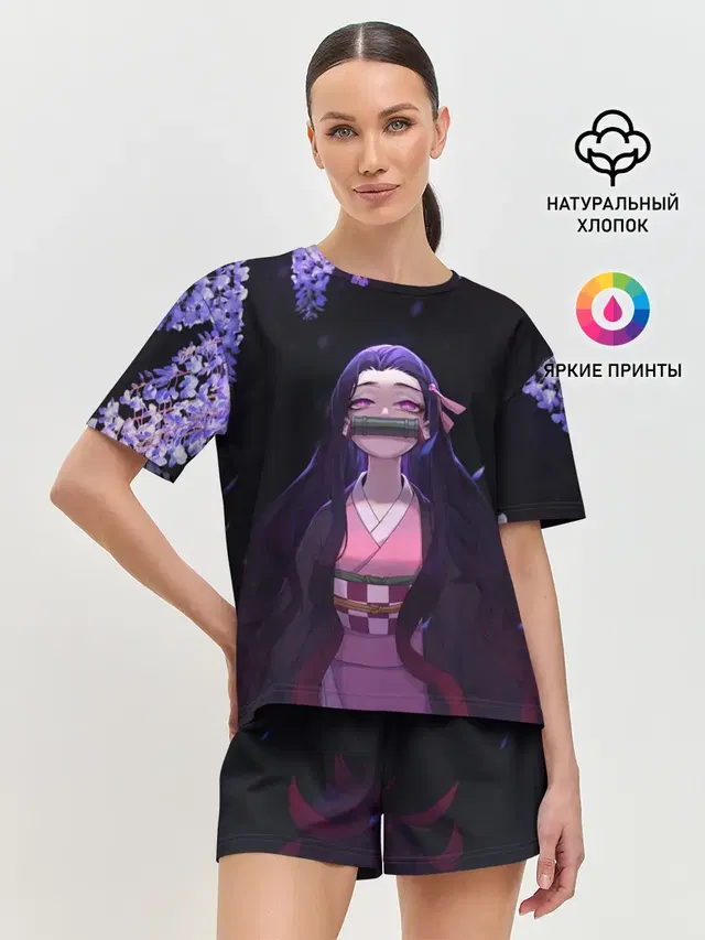 Женская пижама с шортами