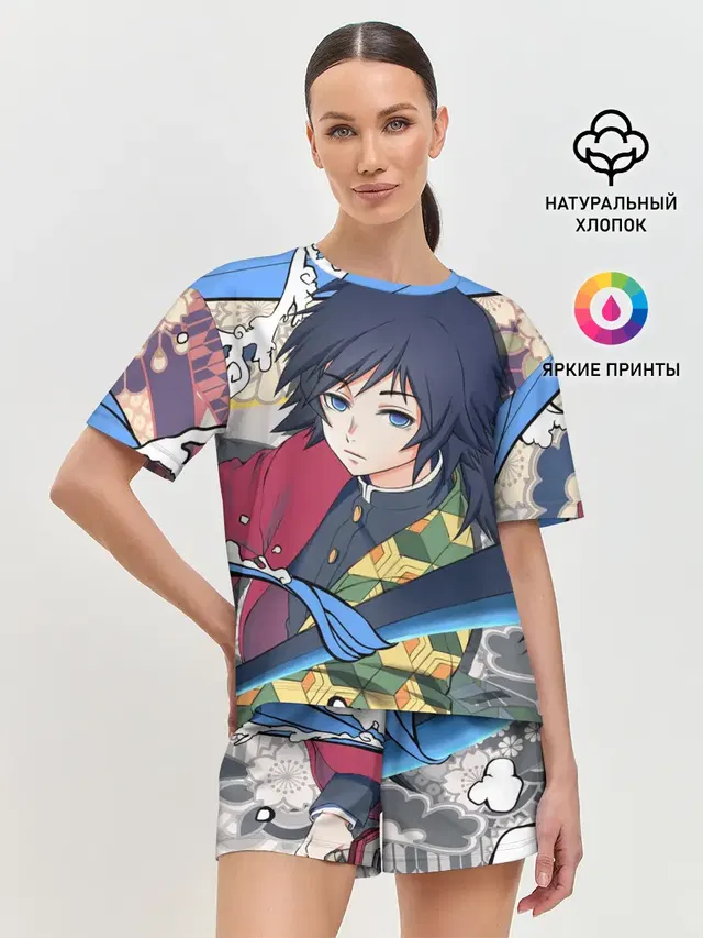 Женская пижама с шортами