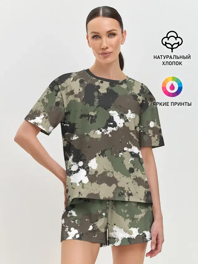 Женская пижама с шортами