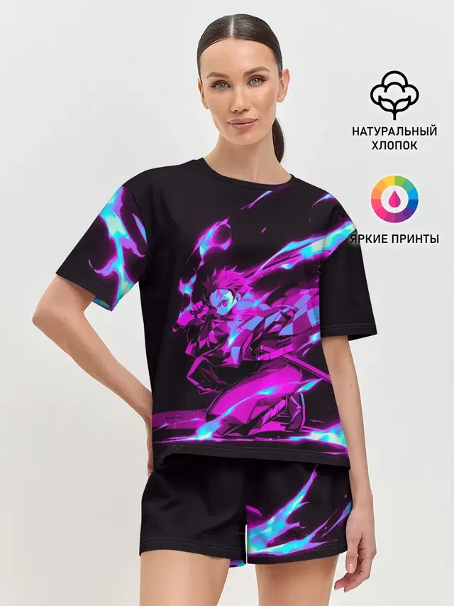 Женская пижама с шортами