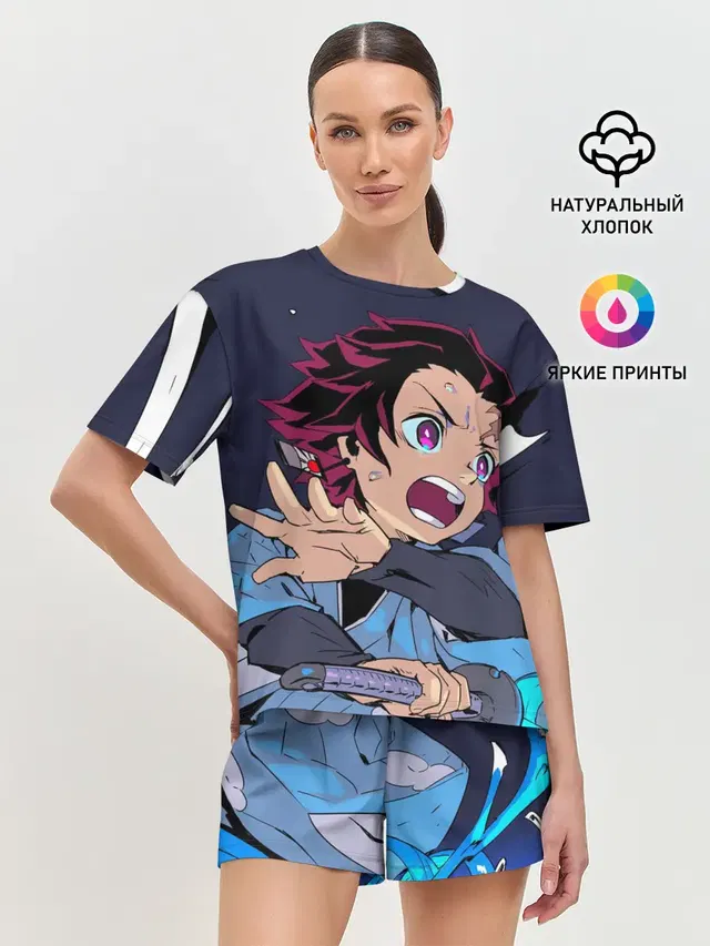 Женская пижама с шортами