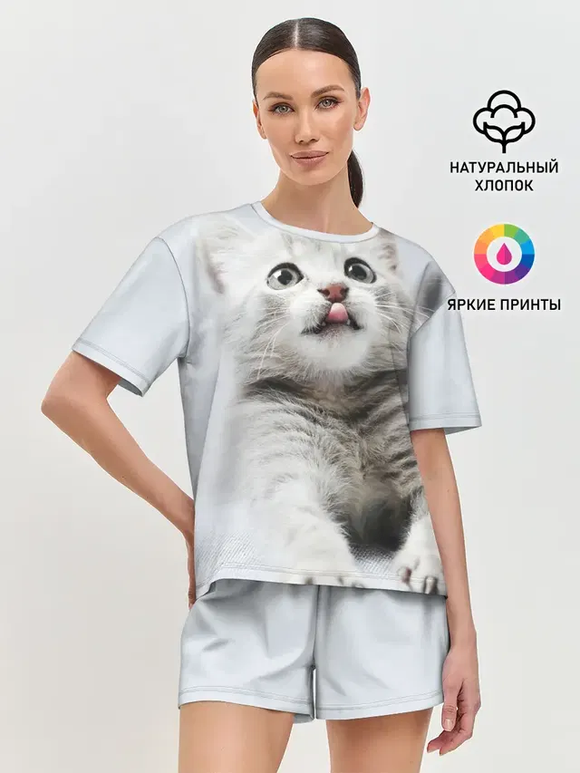 Женская пижама с шортами