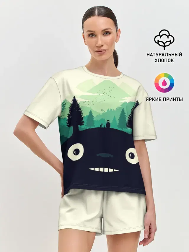 Женская пижама с шортами