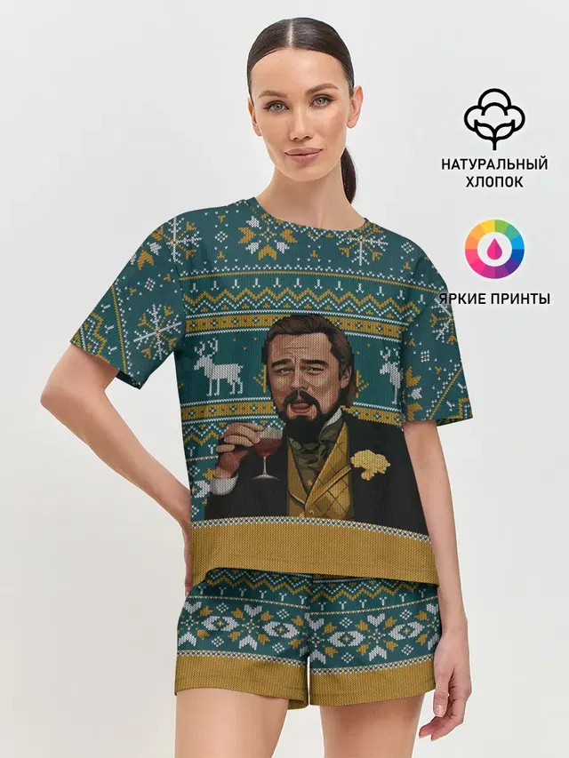 Женская пижама с шортами