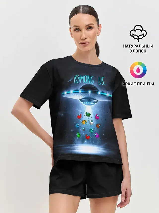 Женская пижама с шортами