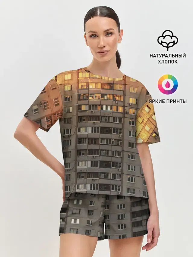Женская пижама с шортами
