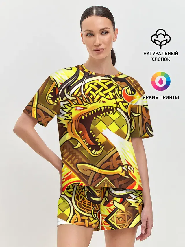 Женская пижама с шортами