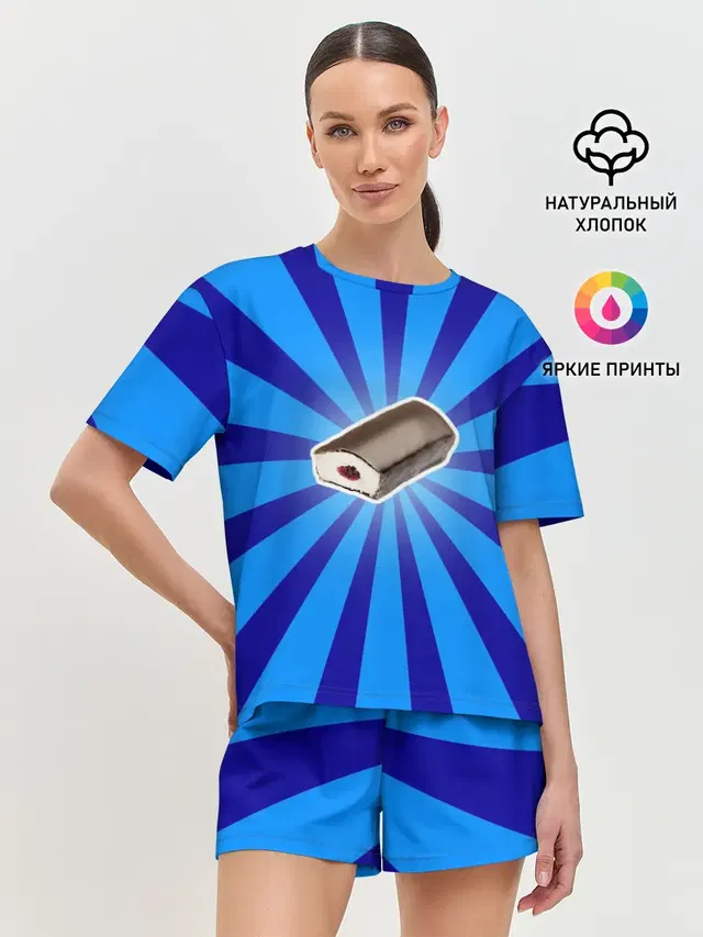 Женская пижама с шортами