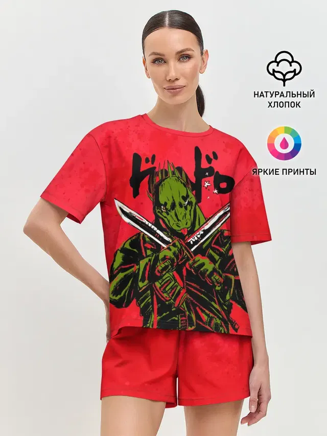 Женская пижама с шортами