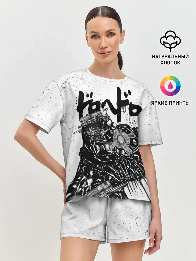 Женская пижама с шортами