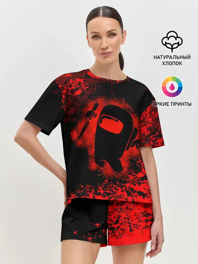 Женская пижама с шортами