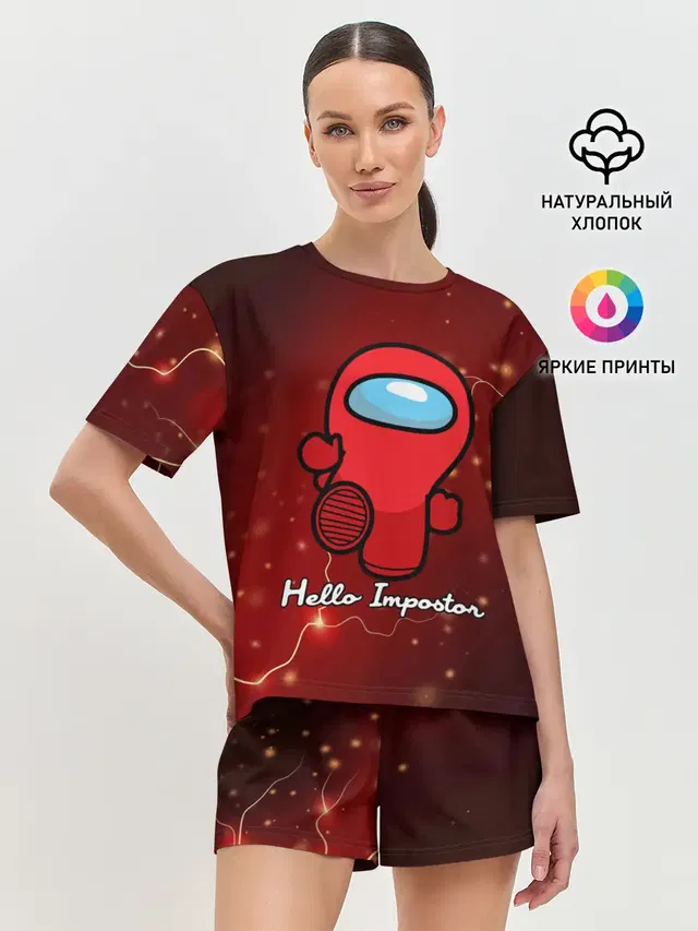 Женская пижама с шортами