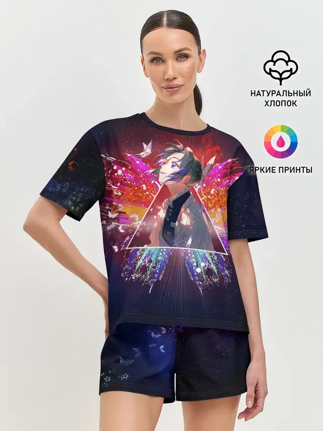 Женская пижама с шортами