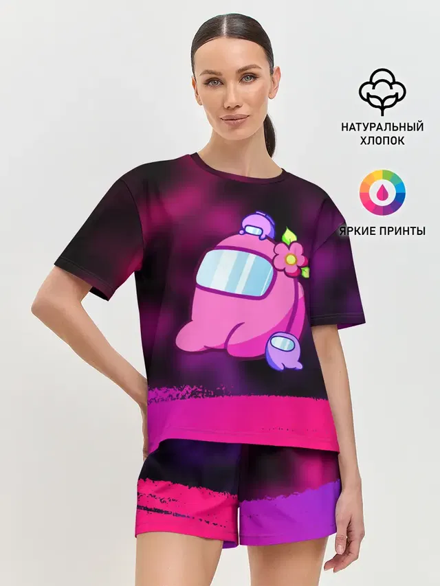 Женская пижама с шортами