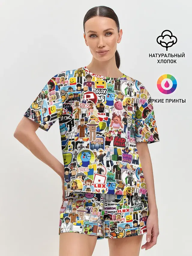 Женская пижама с шортами